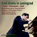the album cover for Emil Gilels - Emil Gilels in Leningrad
