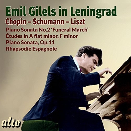 the album cover for Emil Gilels - Emil Gilels in Leningrad