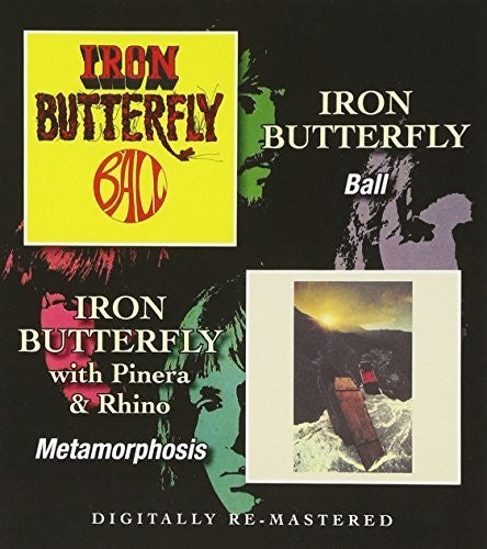 the album cover for Iron Butterfly - Ball / Metamorphosis