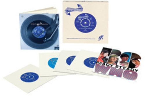 the album cover for The Who - The Reaction Singles [5 - 7 Singles Box]