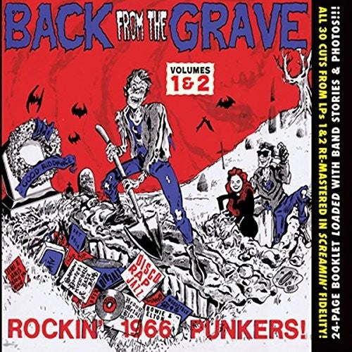 the album cover for Back From The Grave 1 & 2 / Various Reis - Back From The Grave 1 & 2 / Various [Reissue]