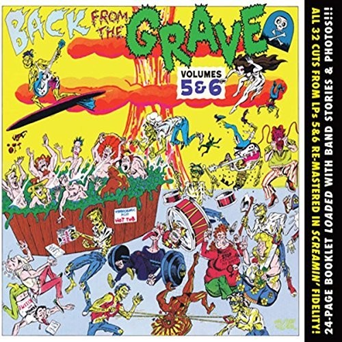 the album cover for Back From The Grave 5 & 6 / Various Reis - Back From The Grave 5 & 6 / Various [Reissue]