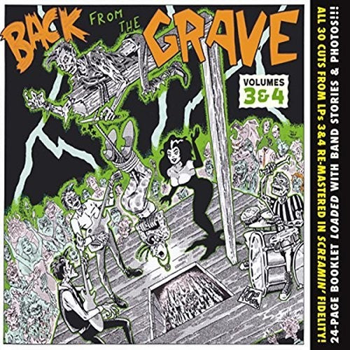 the album cover for Back From The Grave 3 & 4 / Various Reis - Back From The Grave 3 & 4 / Various [Reissue]
