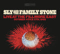 the album cover for Sly & The Family Stone - Live At The Fillmore East October 4th & 5th, 1968 [Box Set]