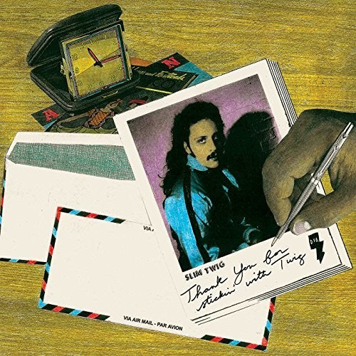 the album cover for Slim Twig - Thanks For Stickin' With Twig [Limited Edition Gold Vinyl]