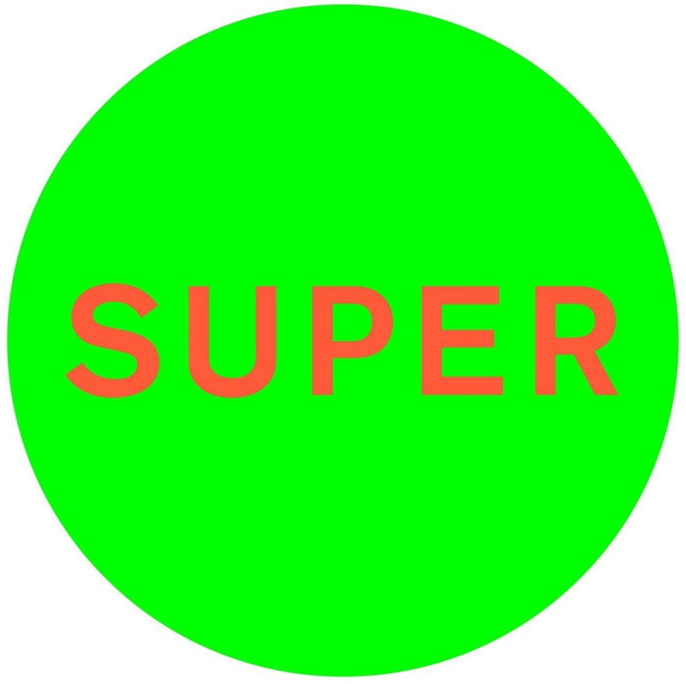 the album cover for Pet Shop Boys - Super