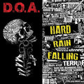 the album cover for D.O.A. - Hard Rain Falling
