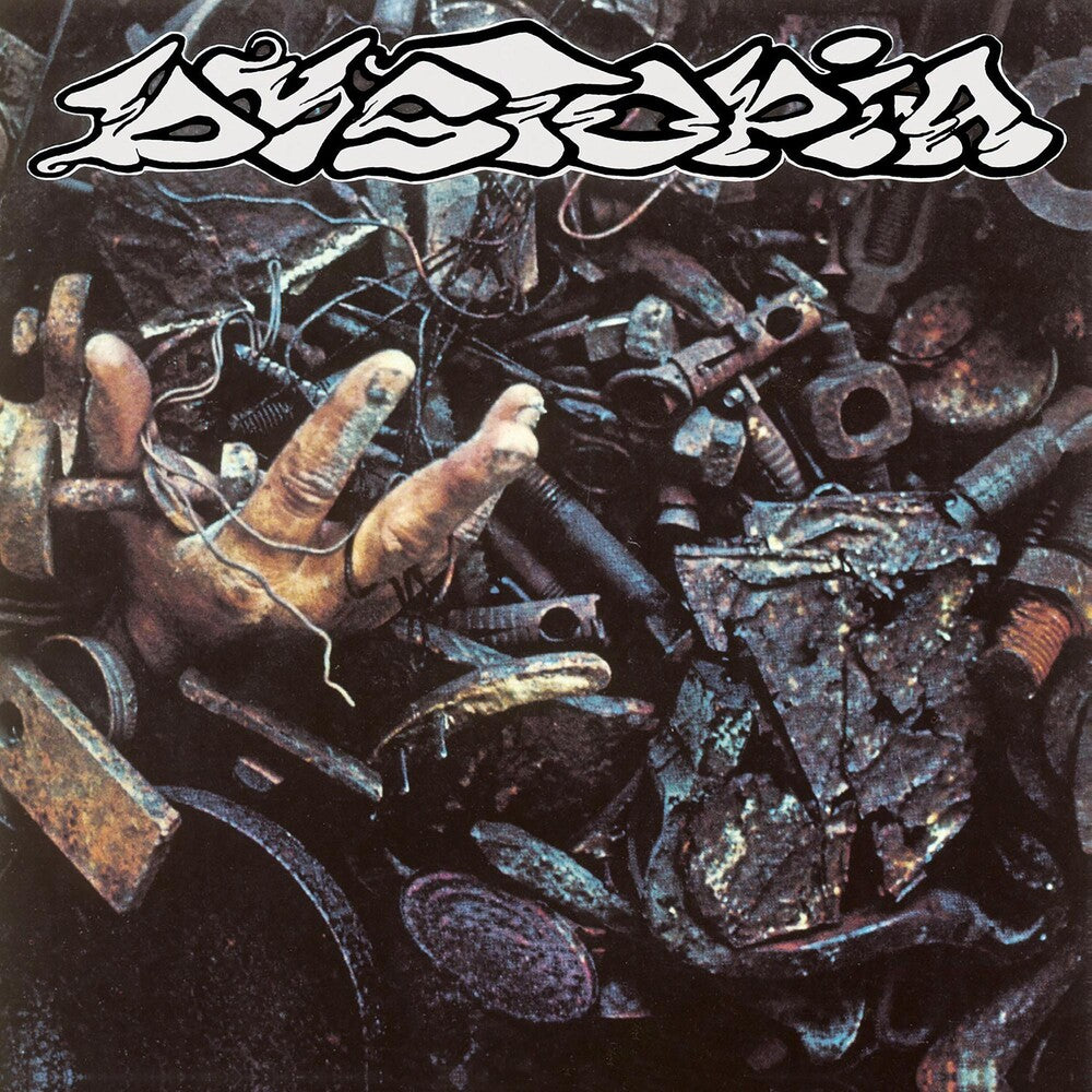 the album cover for Dystopia - Human = Garbage