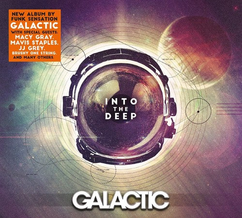 the album cover for Galactic - Into the Deep