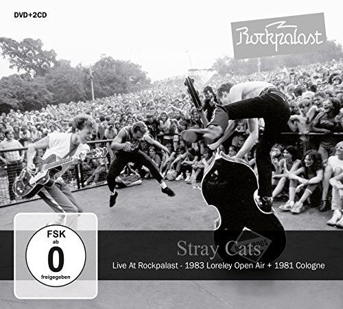 the album cover for Stray Cats - Live at Rockpalast