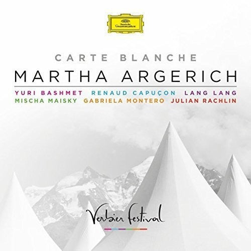 the album cover for Martha Argerich - Carte Blanche