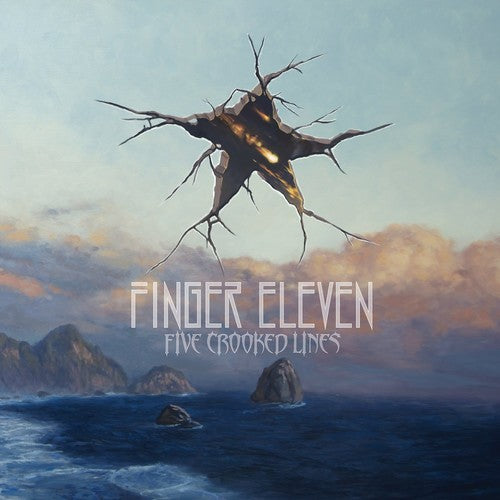 the album cover for Finger Eleven - Five Crooked Lines
