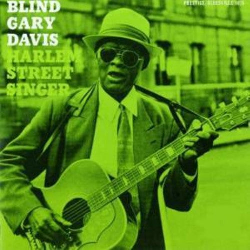 the album cover for Gary Davis - Harlem Street Singer