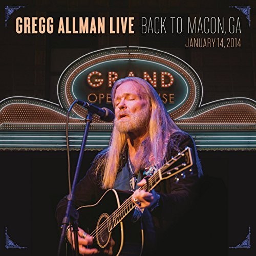 the album cover for Gregg Allman - Gregg Allman Live: Back To Macon, GA [2CD/1DVD]