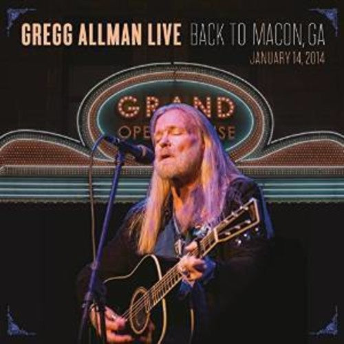 the album cover for Gregg Allman - Gregg Allman Live: Back To Macon, GA [2 CD]
