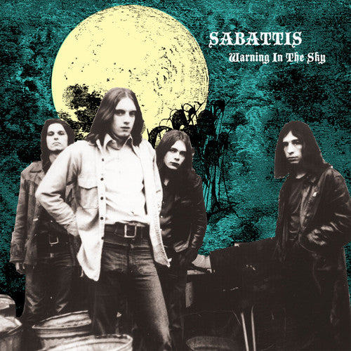 the album cover for Sabattis - Warning in the Sky