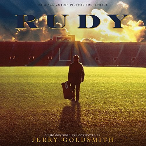 the album cover for Jerry Goldsmith - Rudy (Original Motion Picture Soundtrack)