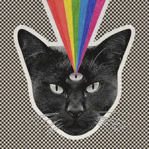 the album cover for Never Shout Never - Black Cat