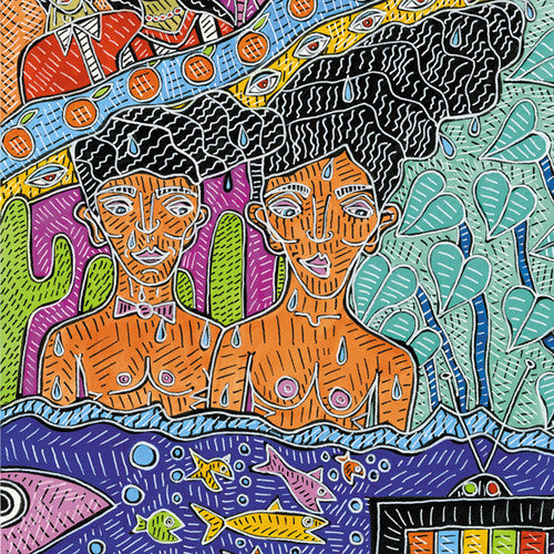 the album cover for Jee Jee Band - Glass Fish
