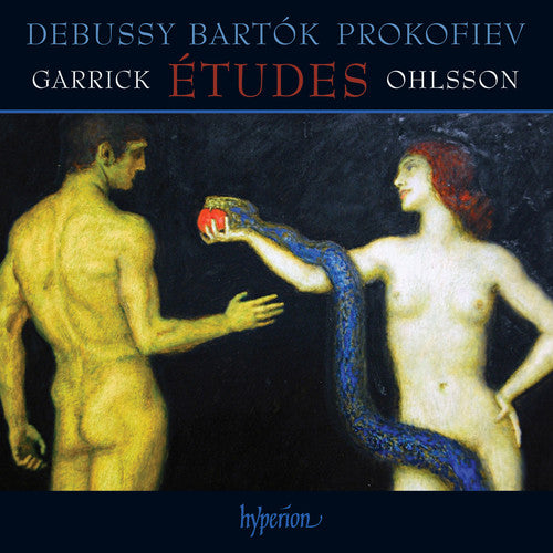 the album cover for C Debussy / Prokofiev,S / Ohlsson,Garrick - Etudes