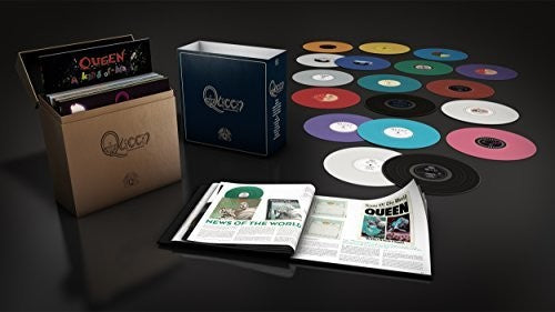 the album cover for Queen - Complete Studio [17 LP Box Set]