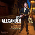 the album cover for Eric Alexander - The Real Thing