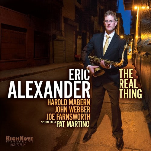 the album cover for Eric Alexander - The Real Thing