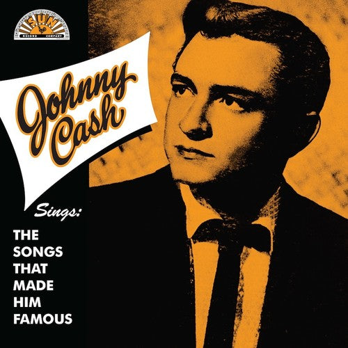 the album cover for Johnny Cash - Sings the Songs That Made Him Famous