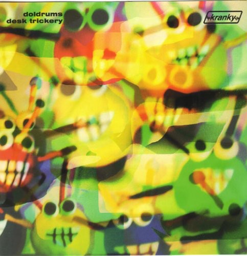 the album cover for Doldrums - Desk Trickery