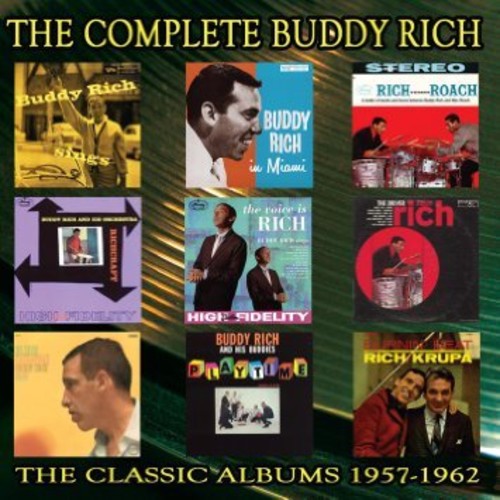 the album cover for Buddy Rich - Complete Buddy Rich: 1957-1962