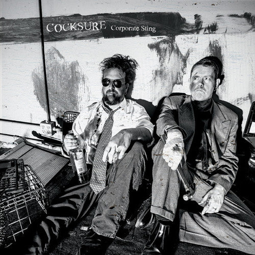 the album cover for Cocksure - Corporate Sting