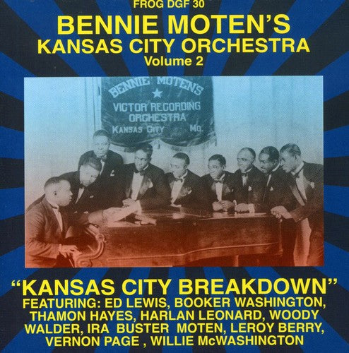 the album cover for Bennie Moten - Victor Recordings Vol.2