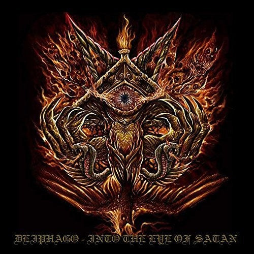 the album cover for Deiphago - Into the Eye of Satan