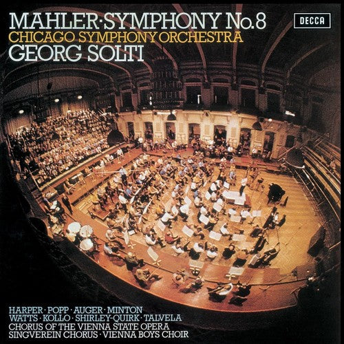 the album cover for Mahler / Solti / Chicago Symphony Orchestra - Symphony No 8