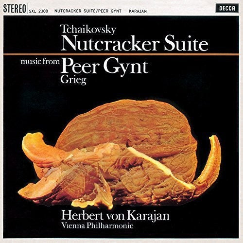 the album cover for Tchaikovsky / Herbert Karajan Von / Weiner Philhar - Nutcracker Suite / Grieg: Peer Gynt