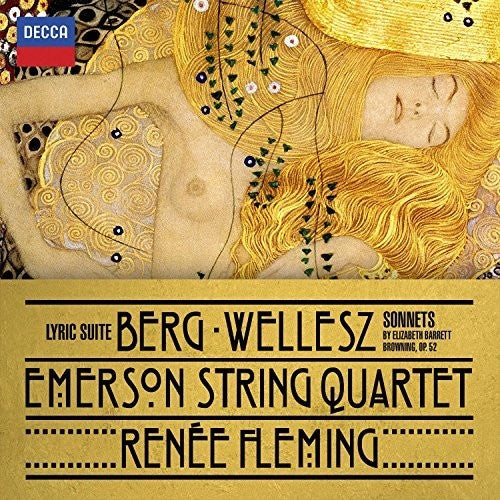 the album cover for Berg / Fleming / Emerson String Quartet - Lyric Suite / Sonnets By Elizabeth Barrett-Brownin