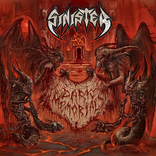 the album cover for Sinister - Dark Memorials [Digipak]