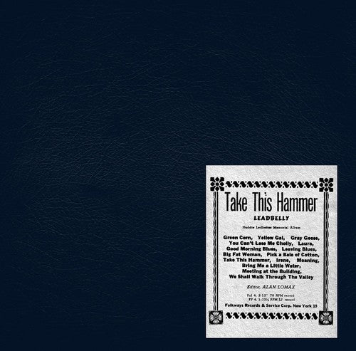 the album cover for Lead Belly - Take This Hammer (Uk)