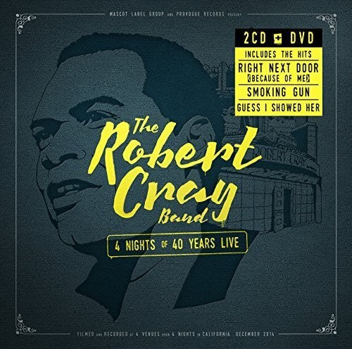 the album cover for Robert Cray - 4 Nights Of 40 Years Live [2CD/1DVD]