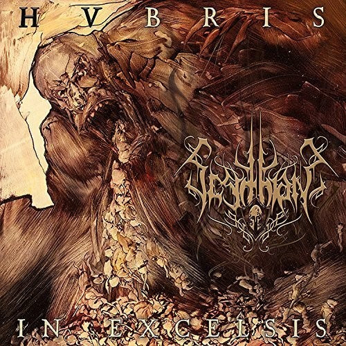 the album cover for Scythian - Hubris in Excelsis