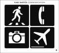 the album cover for Karl Bartos - Communication