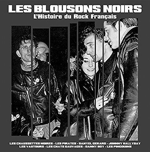 the album cover for Les Blousons NoirsLhistoire Du Rock Francais - Les Blousons Noirs:L'histoire Du Rock Francais