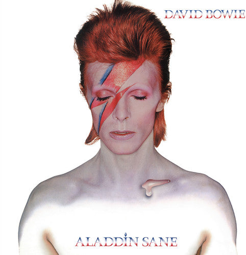 the album cover for David Bowie - Aladdin Sane