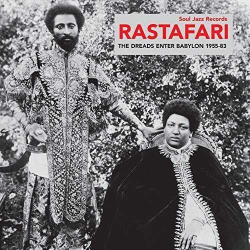 the album cover for Soul Jazz Records Presents - Rastafari: The Dreads Enter Babylon 1955-83