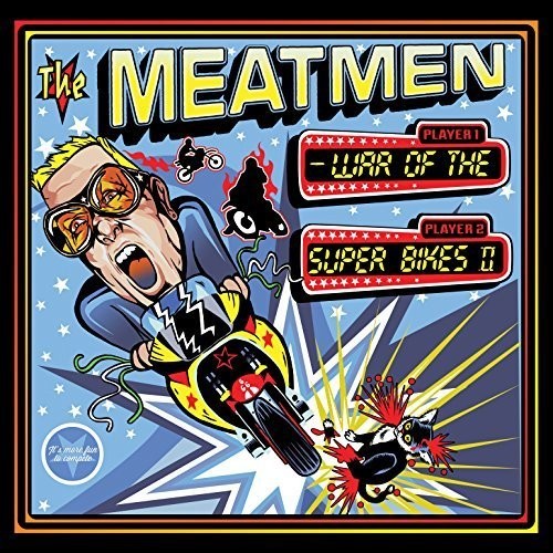 the album cover for Meatmen - War of the Superbikes 2