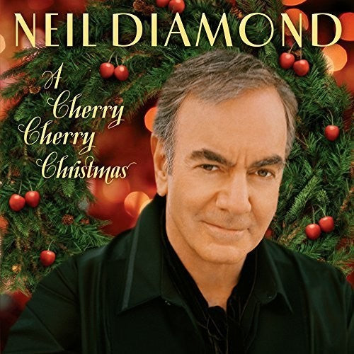 the album cover for Neil Diamond - A Cherry Cherry Christmas