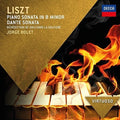 the album cover for Jorge Bolet - Virtuoso: Liszt - Sonata in B Minor / Dante Sonata