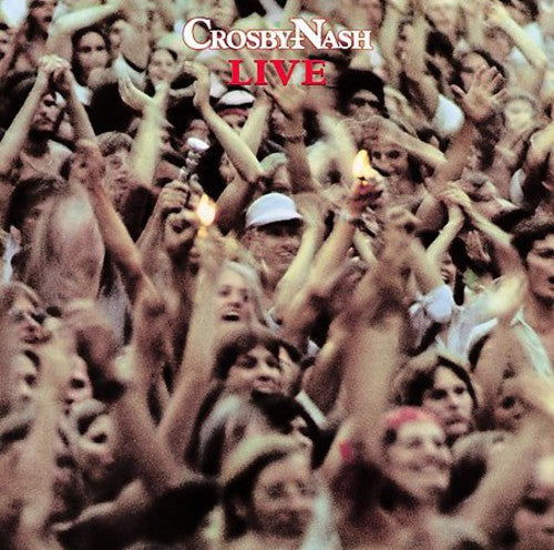 the album cover for Crosby & Nash - Live