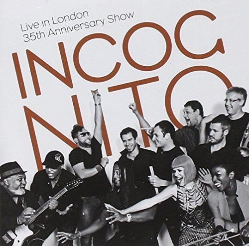 the album cover for Incognito - Live in London - 35th Anniversary Show