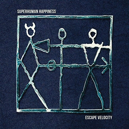 the album cover for Superhuman Happiness - Escape Velocity